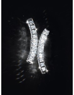 Applique LED Toneria in acciaio cromo con archi in cristallo trasparente, 12 W | Eglo -EGLO 2