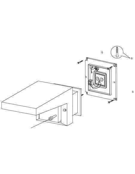 Applique LED da esterno Desella 1 quadrata in alluminio antracite, 10 W, IP55 | Eglo -EGLO