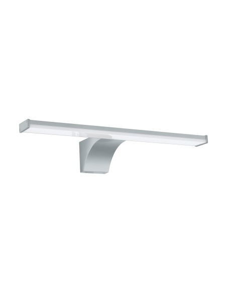 Applique LED Pandella 2 per specchio da bagno in policarbonato argento e cromo, IP44 | Eglo -EGLO