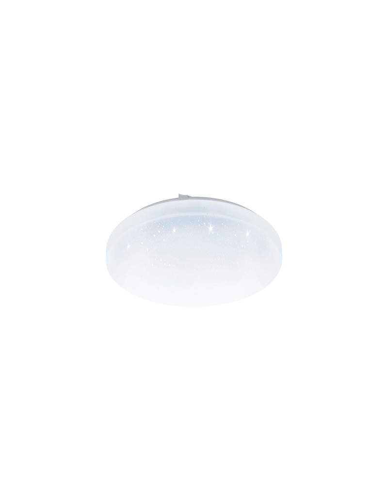 Plafoniera LED Frania-A Ø 30 cm effetto cristallo, 2700-6500 K con telecomando, IP44 | Eglo -EGLO