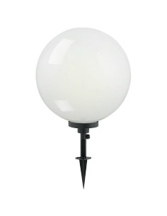 Lampada da giardino a sfera Terraluna Ø 48 cm su picchetto, bianca, E27, IP44 | Eglo -EGLO