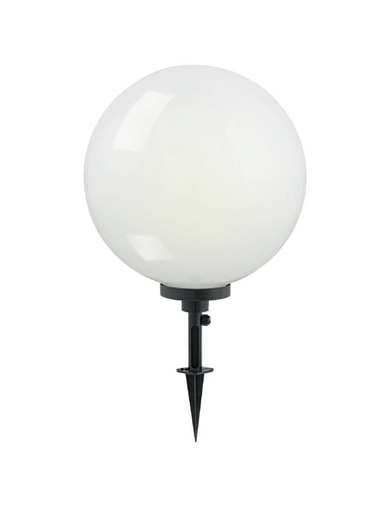 Lampada da giardino a sfera Terraluna Ø 48 cm su picchetto, bianca, E27, IP44 | Eglo -EGLO