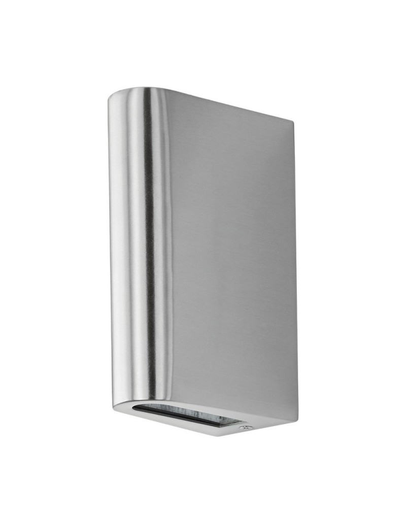 Applique LED da esterno Langreo in acciaio inox doppio fascio, 8 W 3000 K, IP44 | Eglo -EGLO