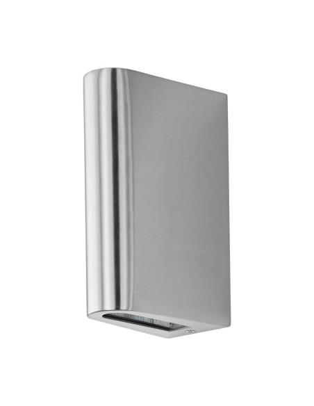 Applique LED da esterno Langreo in acciaio inox doppio fascio, 8 W 3000 K, IP44 | Eglo -EGLO