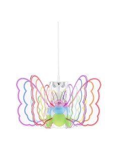 Lampada a sospensione Butterfly per cameretta con farfalle e fate multicolor, 50x50 | Emporium -EMPORIUM