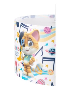 Lampada a sospensione Miaolight 44 Gatti Space Music Ø 45 in polipropilene, E27 | Emporium -EMPORIUM 2