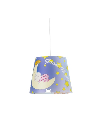Lampada a sospensione Kone per cameretta con orsetto e luna, Ø 42 in polipropilene | Emporium -EMPORIUM