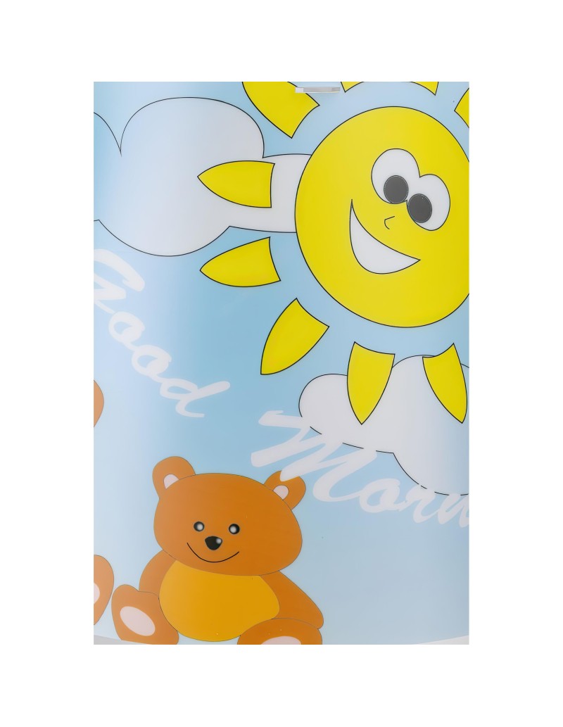 Lampada a sospensione Kone per cameretta con orsetto e luna, Ø 42 in polipropilene | Emporium -EMPORIUM