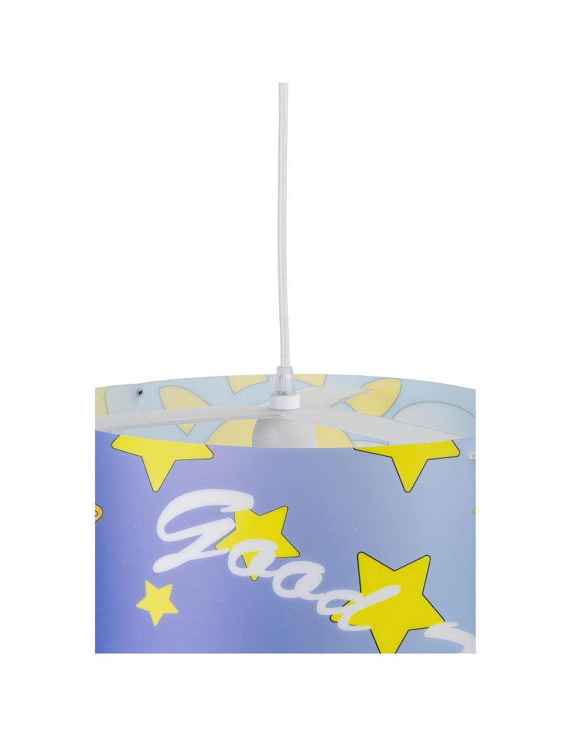 Lampada a sospensione Kone per cameretta con orsetto e luna, Ø 42 in polipropilene | Emporium -EMPORIUM