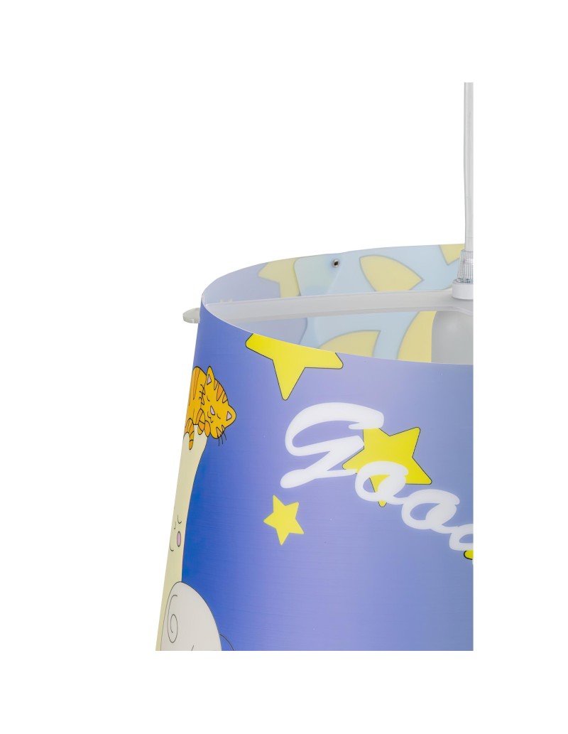 Lampada a sospensione Kone per cameretta con orsetto e luna, Ø 42 in polipropilene | Emporium -EMPORIUM