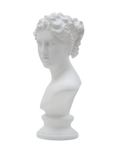 Scultura donna romana in resina bianca, 21,5 x 34 x 14,5 cm | Mauro Ferretti -MAURO FERRETTI 2
