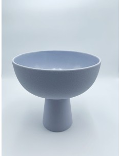 Vaso a coppa minimalista in ceramica glicine, serie Elemental | Petite Fantasie