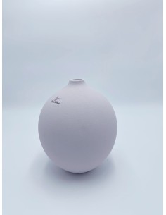 Vaso ad ampolla in ceramica rosa cipria, serie Elemental | Petite Fantasie