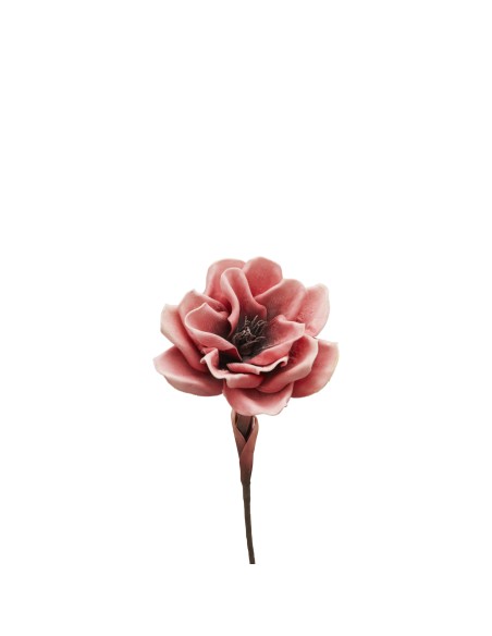 Fiore decorativo Papavero in schiuma EVA rosa, H 78 cm | Henriette -HENRIETTE