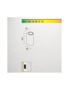 Applique da esterno Vejo a doppia emissione in alluminio ruggine, 2 GU10, IP44 | Gea Luce -GEA LUCE 2