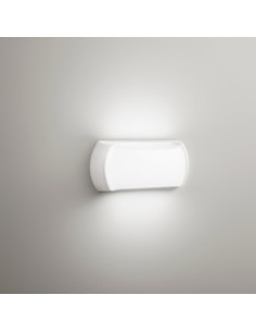 Plafoniera LED da esterno Nut rettangolare 23 cm bianca, 12 W 4000 K, IP54 | Gea Luce -GEA LUCE 2