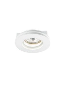 Faretto da incasso tondo Horus a scomparsa in gesso per cartongesso, GU10 | Gea Luce -GEA LUCE