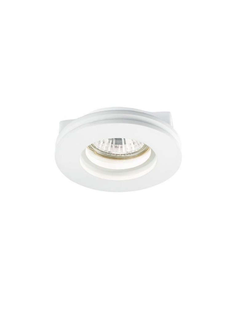 Faretto da incasso tondo Horus a scomparsa in gesso per cartongesso, GU10 | Gea Luce -GEA LUCE