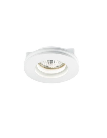 Faretto da incasso tondo Horus a scomparsa in gesso per cartongesso, GU10 | Gea Luce -GEA LUCE
