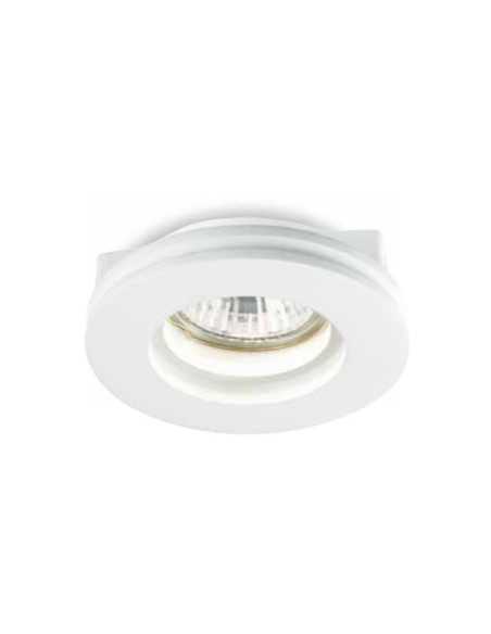 Faretto da incasso tondo Horus a scomparsa in gesso per cartongesso, GU10 | Gea Luce -GEA LUCE