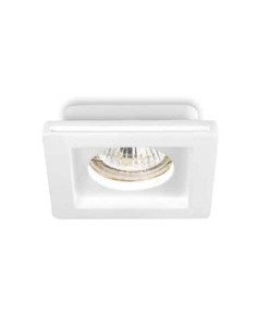Faretto da incasso quadrato Horus a scomparsa in gesso per cartongesso, GU10 | Gea Luce -GEA LUCE 2