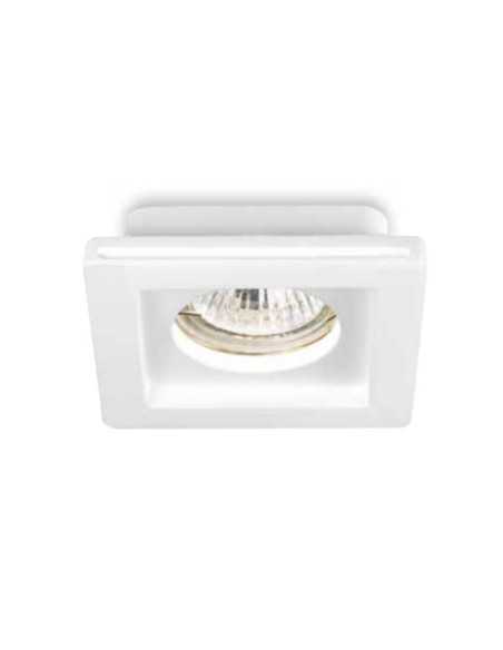 Faretto da incasso quadrato Horus a scomparsa in gesso per cartongesso, GU10 | Gea Luce -GEA LUCE