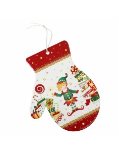 Elfomagia sottopentola e decorazione natalizia in ceramica e sughero | Brandani -BRANDANI