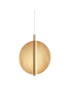 Lampada a sospensione LED Juis Ø 45 in metallo e vetro texturizzato ambra, 24 W | Ondaluce -ONDALUCE 2