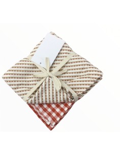 Set 2 strofinacci natalizi Lo Schiaccianoci in cotone 50x70 | Brandani -BRANDANI