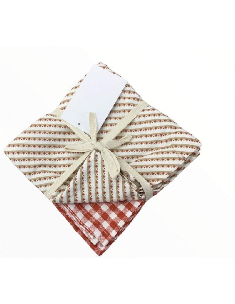 Set 2 strofinacci natalizi Lo Schiaccianoci in cotone 50x70 | Brandani -BRANDANI
