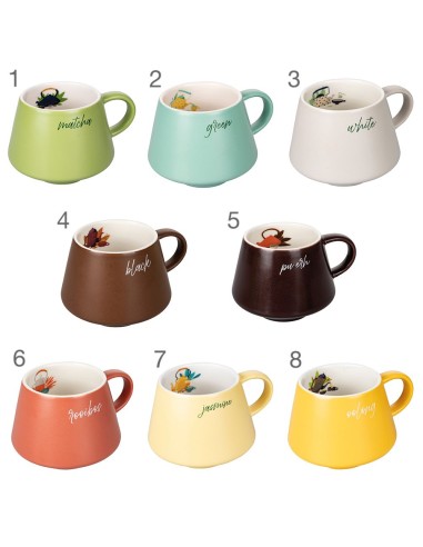 My favorite tea tazza da tè e tisane in 8 colori solari: vivaci e accattivanti per un'esperienza di tè unica e colorata. -VIL...