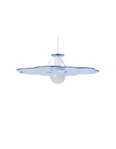 Lampada a sospensione Cloud nuvoletta blu e bianca per cameretta Ø 50 cm, E14 | Emporium -EMPORIUM