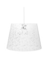 Pixi lampada a sospensione moderna decoro Pizzo bianco a paralume conico ideale per cameretta cucina o camera da letto -EMPORIUM