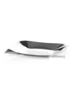 Centrotavola Ines in acciaio inox 18/10 lucido 20x16 | Elleffe Design -ELLEFFE DESIGN