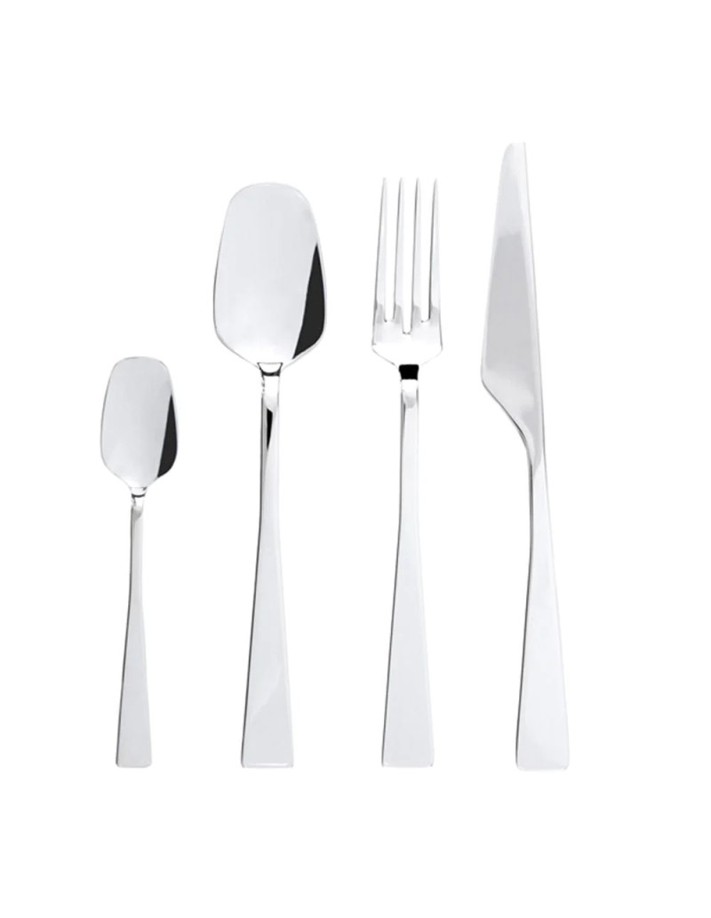 Zest set posate 24 pezzi in acciaio lucido | KnIndustrie -KNINDUSTRIE