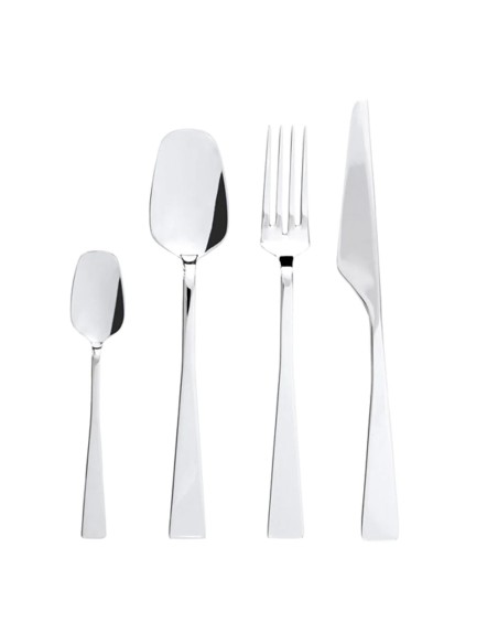 Zest set posate 24 pezzi in acciaio lucido | KnIndustrie -KNINDUSTRIE