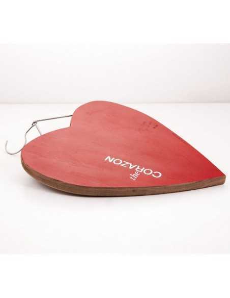 The Corazon tagliere a cuore in legno di noce canaletto | KnIndustrie -KNINDUSTRIE
