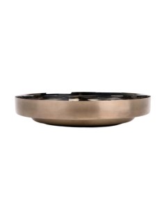 Foodwear padella-piatto Ø 20 in acciaio bronzo, manico pinza in noce | KnIndustrie -KNINDUSTRIE 2