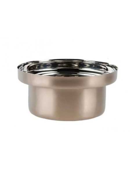 Foodwear casseruola in acciaio bronzo 3,4 L con coperchio in vetro | KnIndustrie -KNINDUSTRIE