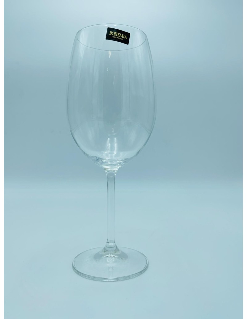 Gastro set 6 calici vino 580 ml in cristallo di Bohemia | Kvetna -KVETNA