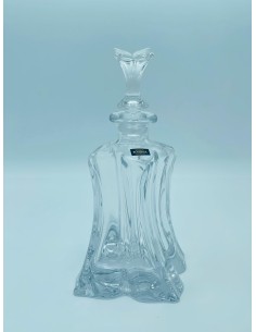 Floreale decanter da vino con tappo lavorato in cristallo di Bohemia | Kvetna -KVETNA