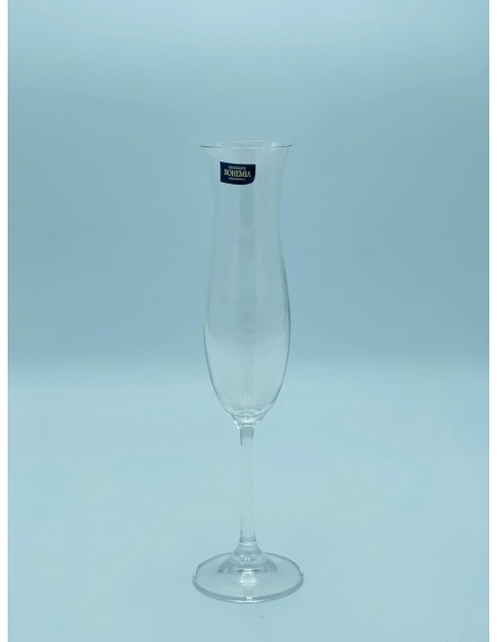 Ellen set 6 flute champagne e spumante 200 ml in cristallo di Bohemia | Kvetna -KVETNA