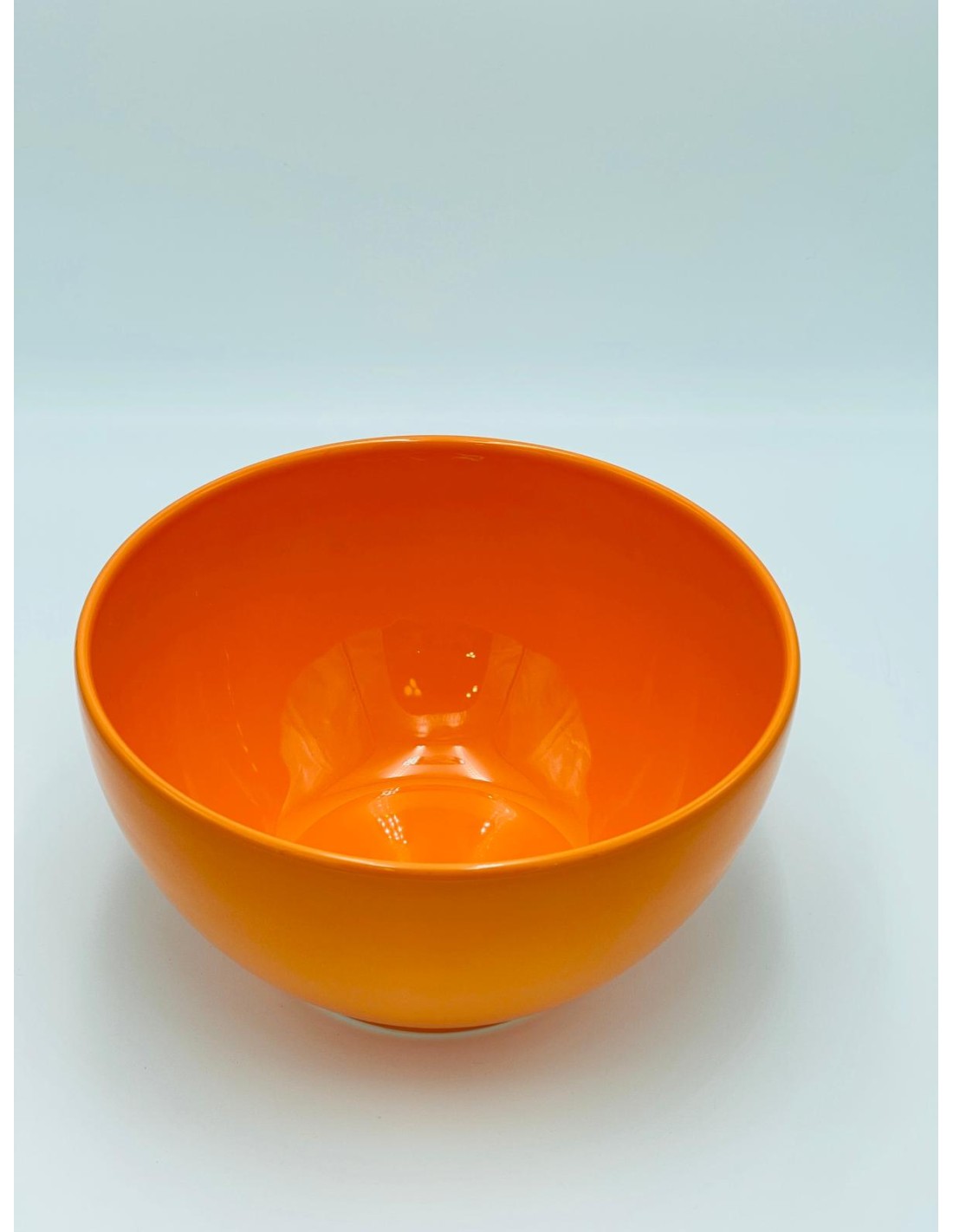 Kaleido insalatiera in ceramica porcellanata arancio