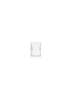 Impronta set 6 tumbler in vetro borosilicato trasparente, H 10 cm | Ichendorf Milano -ICHEDORF
