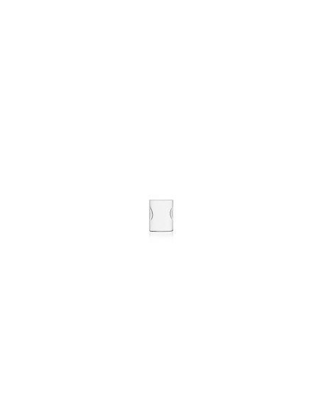Impronta set 6 tumbler in vetro borosilicato trasparente, H 10 cm | Ichendorf Milano -ICHEDORF