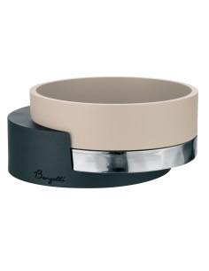 Centrotavola piccolo in marmorino dal design moderno, Ø 17 cm | Bongelli Preziosi -BONGELLI PREZIOSI