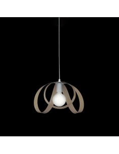 Lampada a sospensione Piovra L 32 in metallo bianco e tortora, E27 | Bonetti Illumina -BONETTI ILLUMINA