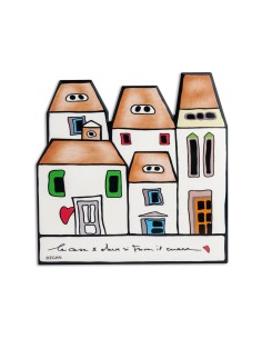 Le Casette sottopentola in ceramica smaltata 16x16 | Egan -EGAN