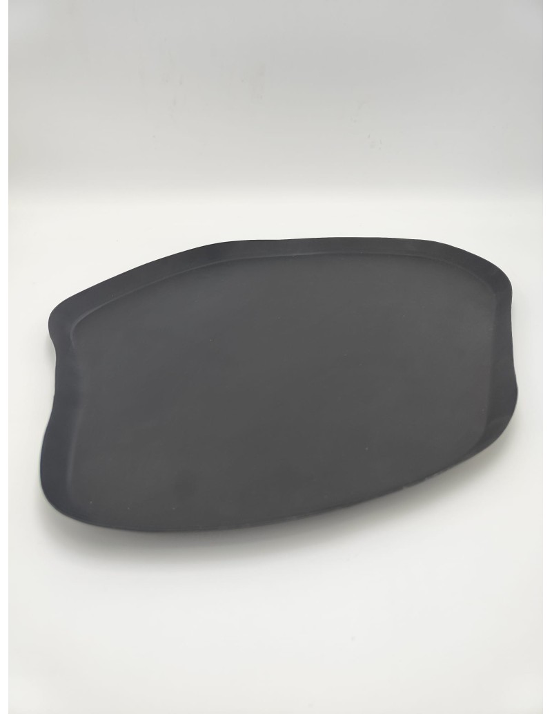 Vassoio decorativo dalla forma irregolare in metallo nero, Forleyet | Eglo -EGLO