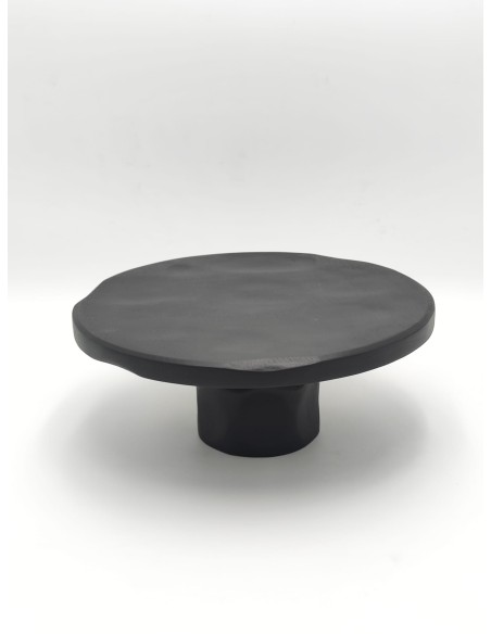 Kaldai alzata vassoio etnica in legno di mango nero 25x25 | Eglo -EGLO